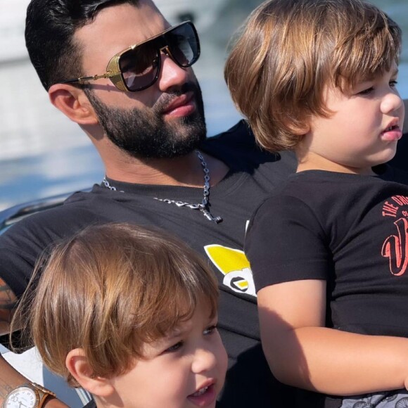 Gusttavo Lima e Andressa Suita são pais de Gabriel e Samuel