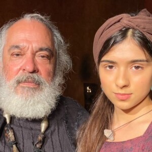 Juhlia Ficer contracena com Roberto Bonfim na novela 'Gênesis'