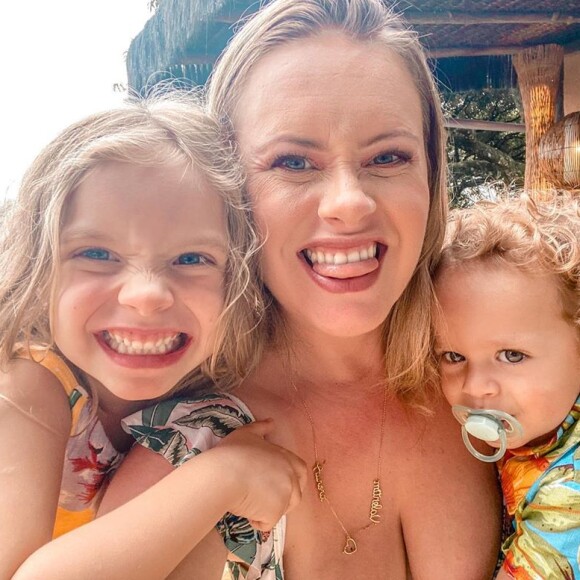 Mariana Bridi geralmente é apontada como aquela com quem os filhos mais se parecem