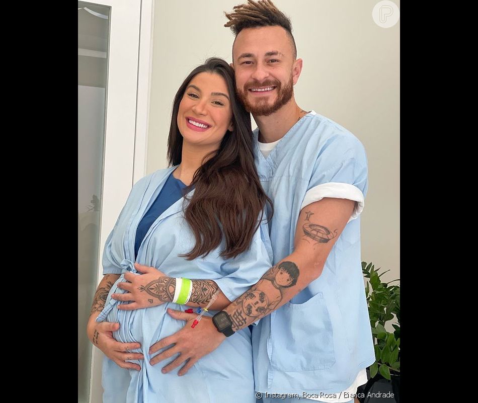 Boca Rosa deve dar à luz ao filho Cris nesta sexta (16) Purepeople