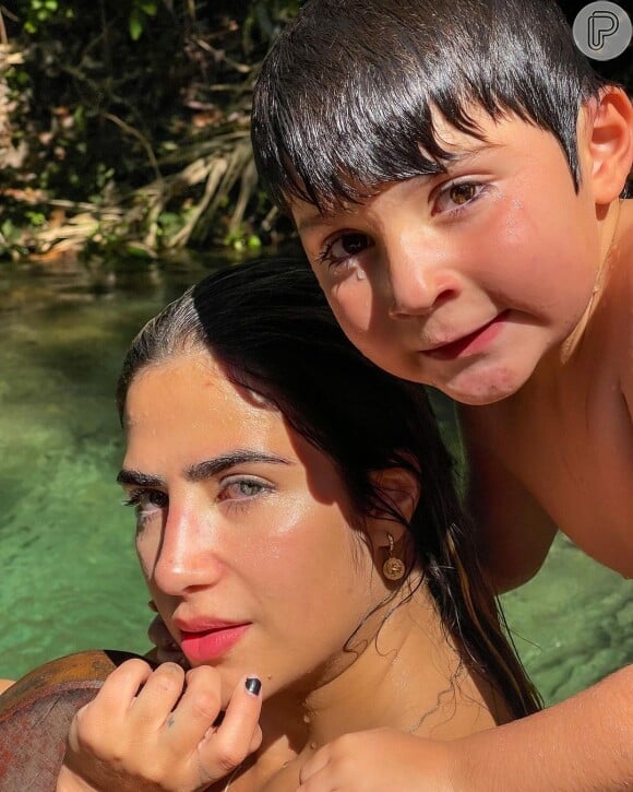 Jéssica Costa, de 'A Fazenda 2021', é mãe de Noah, 4 anos, fruto do casamento com Sandro Pedroso