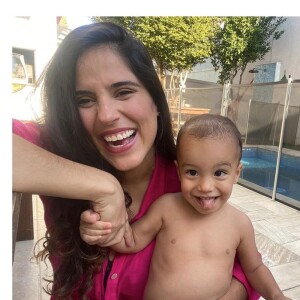 Camilla Camargo recordou que por conta da pandemia o filho, Joaquim, não havia brincado com mais de uma criança ao mesmo tempo