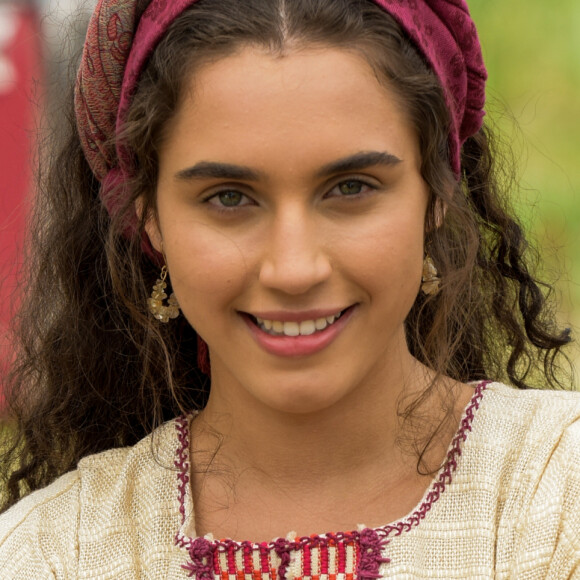 Na novela 'Gênesis', Siquém (Marcelo Filho) se envolve com Diná (Giovanna Coimbra)