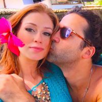 Marina Ruy Barbosa ganha beijo do namorado e posta foto em rede social
