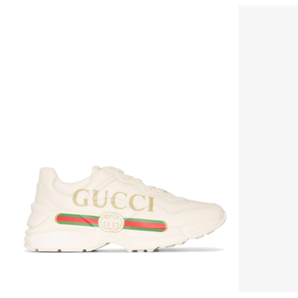 Detalhes do tênis da grife Gucci usado pela cantora Gabi Martins