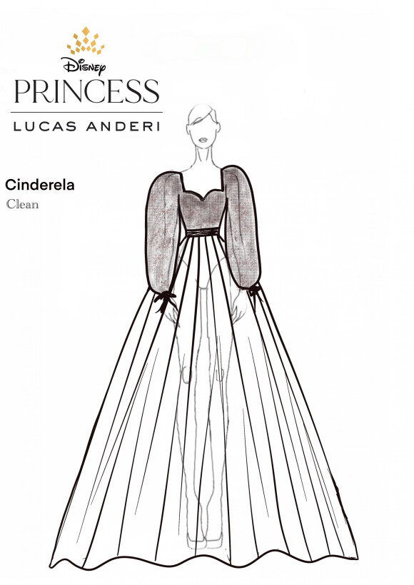 Cinderela também tem versão clean em vestido