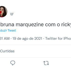 Internautas apoiam ideia de Bruna Marquezine ficar com Ricky Tavares