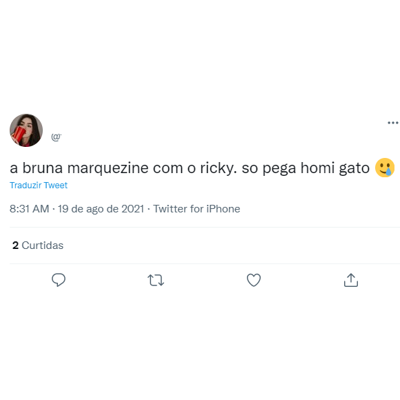 Internautas apoiam ideia de Bruna Marquezine ficar com Ricky Tavares