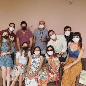 Fátima Bernardes curtiu aniversário da mãe de Túlio Gadêlha