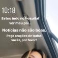 Virgínia Fonseca avisa seguidores que notícias a respeito do pai não são boas