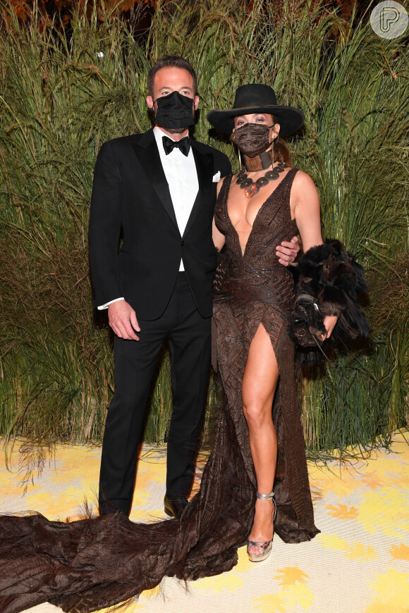 O casal Jennifer Lopez e Ben Affleck atraiu holofotes no MET Gala 2021