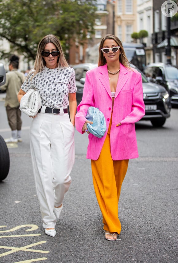 Cores da moda: laranja, rosa e mais inspirações vindas de Milão