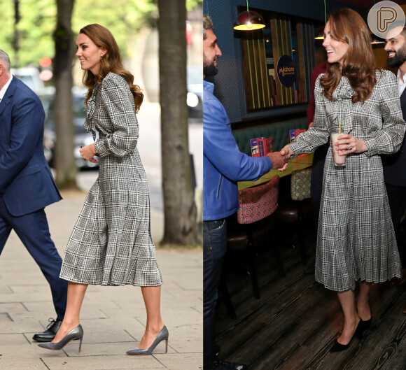 Kate Middleton usa vestido da Zara em janeiro de 2020 e repete peça nesta terça-feira (05)