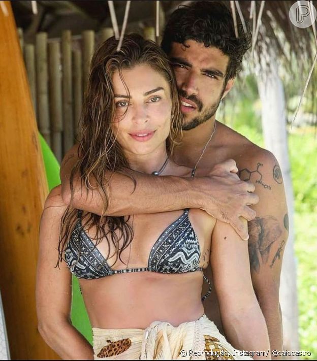 Caio Castro e Grazi Massafera começaram a namorarm em 2019
