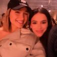 Bruna Marquezine e Sasha Meneghel estiveram na Semana de Moda de Paris, porém só foram vistas juntas em uma ocasião, no dia 30 de outubro