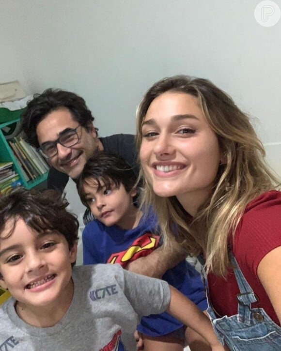 Filhos de Luciano Szafir emocionaram a web com o momento de pura ternura