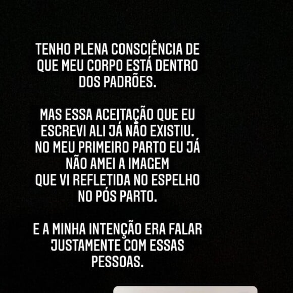 Mônica Benini explicou que sabe que tem o chamado 'corpo padrão'