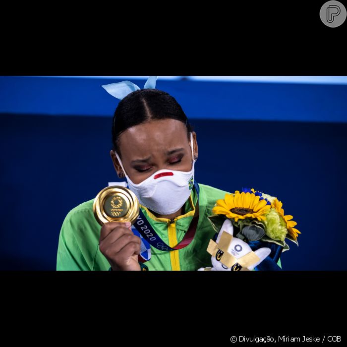 Rebeca Andrade já tinha ganhado ouro nas Olimpíadas
