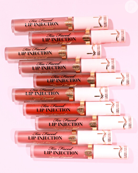 Too Faced lança no Brasil o novo Lip Injection Cream Liquid Lipstick, item que faz parte da linha de Plumpers