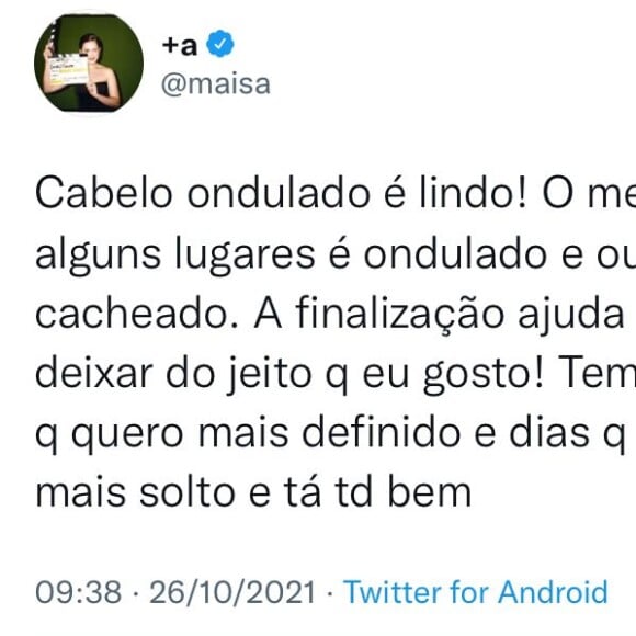 Os comentários renderam boas conversas entre Maisa e os seguidores