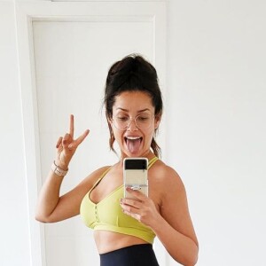 Juliette compartilhou com os fãs foto com look de academia