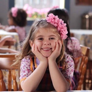 Lorena Queiroz tinha 5 anos quando começou a dar vida a Dulce Maria da novela 'Carinha de Anjo', do SBT
