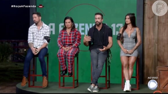'A Fazenda 13': Solange Gomes, Erasmo Viana, Marina Ferrari e Rico Melquiades estão na sétima roça