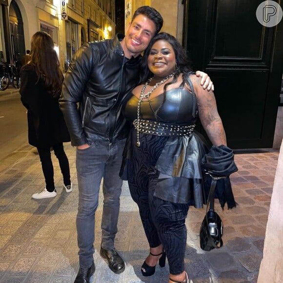 Jojo Todynho e Cauã Reymond se encontraram em Paris