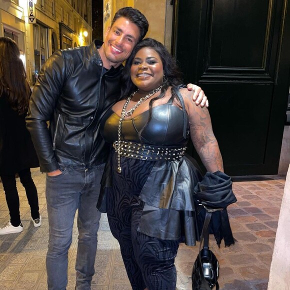 Jojo Todynho e Cauã Reymond se encontraram em Paris