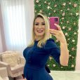   Andressa Urach, que está grávida de quatro meses, fez uma série de desabafos nas redes sociais  