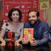 Fernanda Torres e Gregório Duvivier fazem lançamento simultâneo dos respectivos livros 'Sete Vidas' e 'Putz some farofa', na Livraria da Travessa, no Leblon, na Zona Sul do Rio de Janeiro
