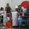 Malvino Salvadora participa da inauguração de academia de boxe infantil Instituto Todos na Luta, no sábado, 29 de novembro de 2014, no Morro do Vidigal, na Zona Sul do Rio de Janeiro no Morro do Vidigal
