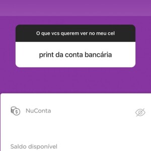 Virgínia Fonseca mostra saldo real de sua conta bancária
