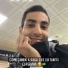 'BBB 22': Douglas Souza chegou a deixar a Itália e aparecer no aeroporto com mensagens sobre uma nova 'saga'
