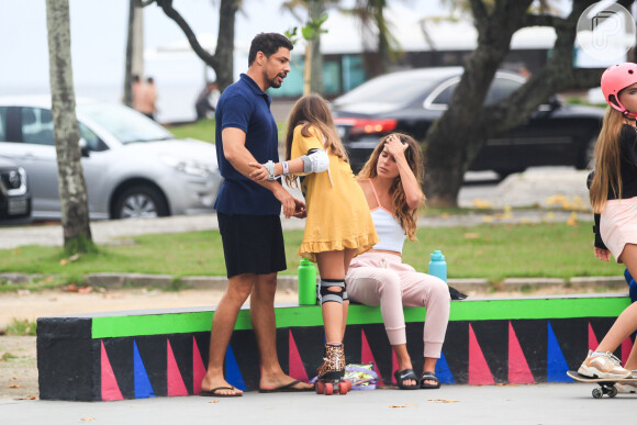Filha de Cauã Reymond e Grazi Massafera, Sofia tem ajuda do pai e da madrasta, Mariana Goldfarb