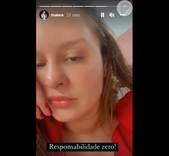 Maiara comentou suposta traição em seu Instagram Stories