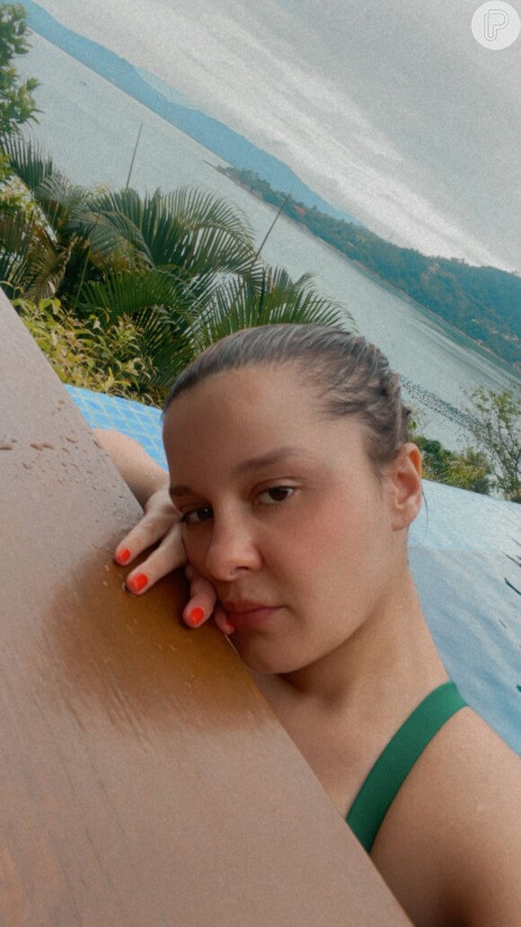 Maiara saia de Governador Celso Ramos, onde esteve, sozinha no hotel de luxo Ponta dos Ganchos Exclusive Resort