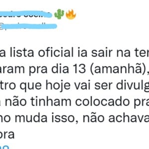 Fãs esperavam ansiosamente pela divulgação da lista dos participantes do 'BBB 22' esta semana