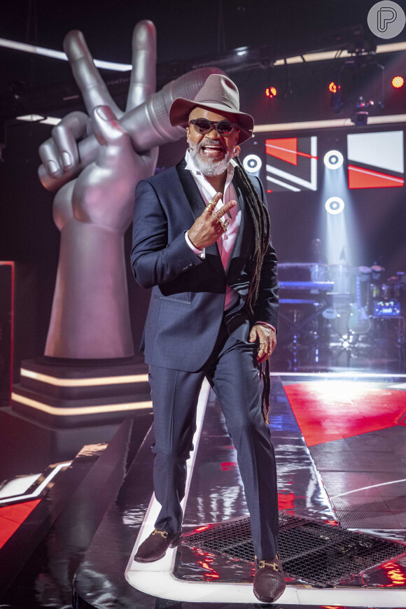 Carlinhos Brown se tornou jurado dos três formatos do 'The Voice Brasil' na Globo