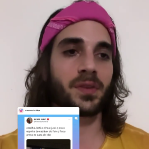 'BBB 22': Fiuk publicou um vídeo no Instagram trajando a mesma bandana rosa que causou a confusão