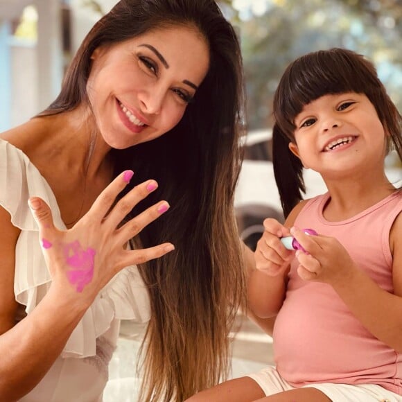 Filha de Mayra Cardi, Sophia passou a noite na UTI