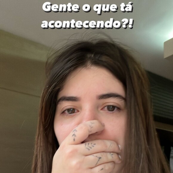 Gkay ficou assustada com a enxurrada de mensagens em seu telefone e redes sociais