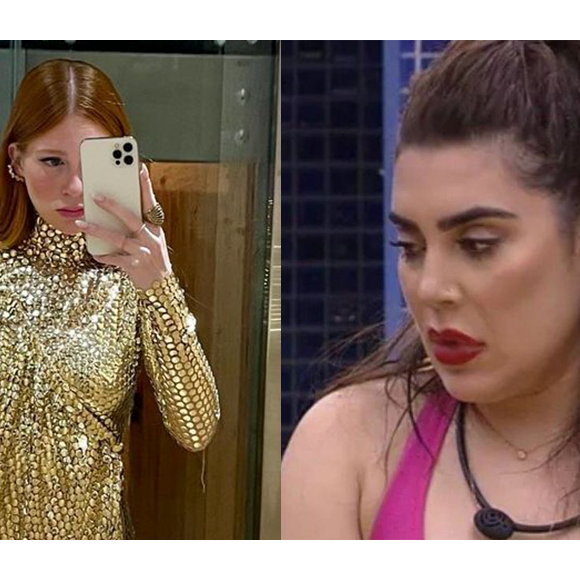 'BBB 22': Marina Ruy Barbosa se mostrou solidária com Naiara Azevedo após a formação do paredão