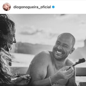 Diogo Nogueira se declara para Paolla Oliveira: 'Quando alguém te faz rir desse jeito já era!'