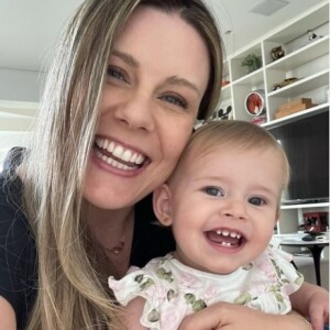 Daiana Garbin fez uma live para falar sobre o câncer de sua filha com Tiago Leifert