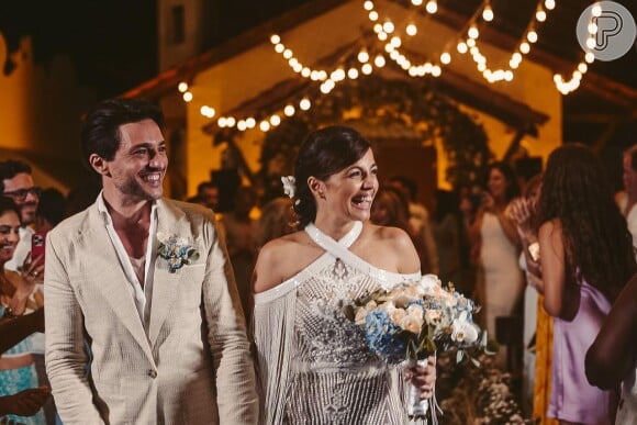 Casamento de Emanuelle Araújo e Fernando Diniz: festa tinha cerca de 50 convidados e todos teriam sido testados para Covid antes da cerimônia