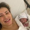 Filho de Andressa Urach, Leon nasceu de um parto cesárea, com 34 semanas