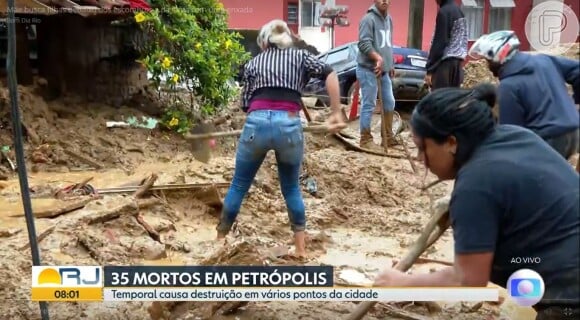Tragédia em Petrópolis: mãe de Maria Eduarda, de 17 anos, cavou a lama com o auxílio de uma enxada