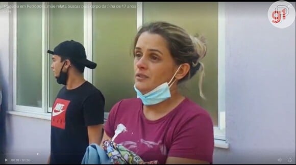 Tragédia em Petrópolis: Gizelia contou ainda que não pôde reconhecer o corpo da filha porque passou mal