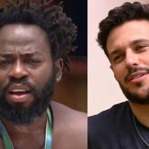 BBB 22: Rodrigo e Douglas Silva se desentenderam após o ator vetar o 'Pipoca' da prova do Líder; liderança conquistada em uma prova conjunta vencida pelos dois